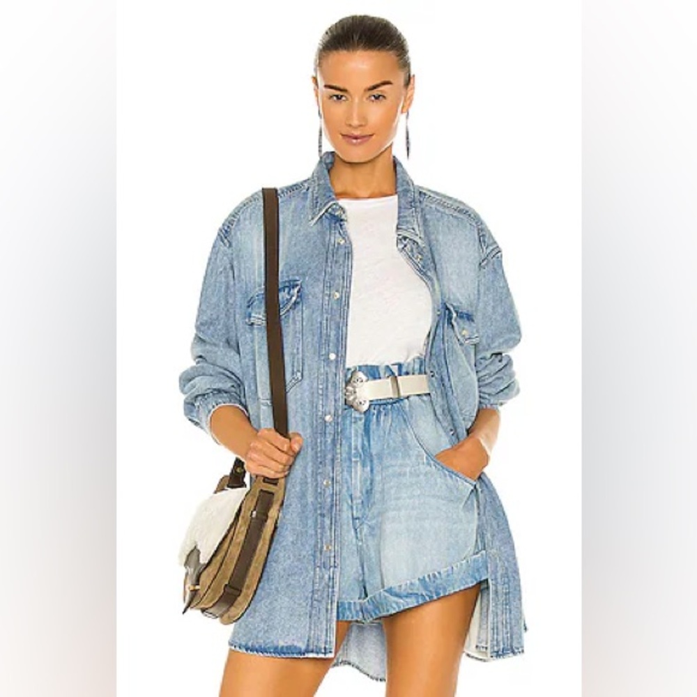 Isabel Marant Etoile Tania Shirt in Light Blue